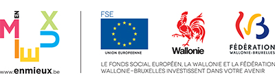 Avec le soutien de EnMieux.be, le FSE, la Wallonie et la FÃ©dÃ©ration Wallonie-Bruxelles